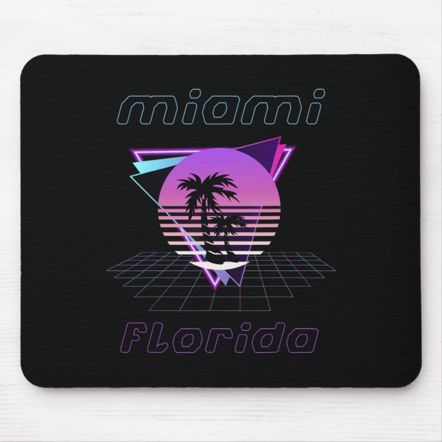 Mousepad Flórida Fl Citrus State Summer Miami Vibes Beach V (Frente)