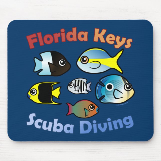 Mousepad Florida Keys Scuba Diving (Frente)