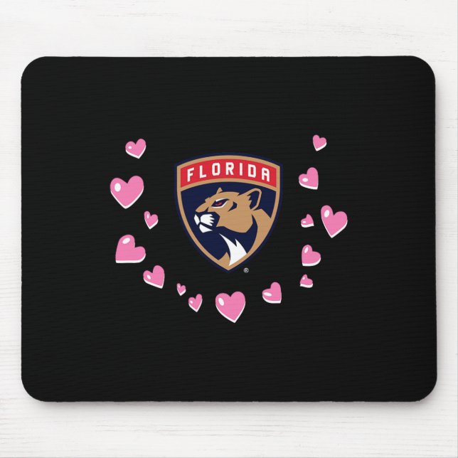 Mousepad Florida Panthers Amor de Valentino Nhl Licença Ofi (Frente)