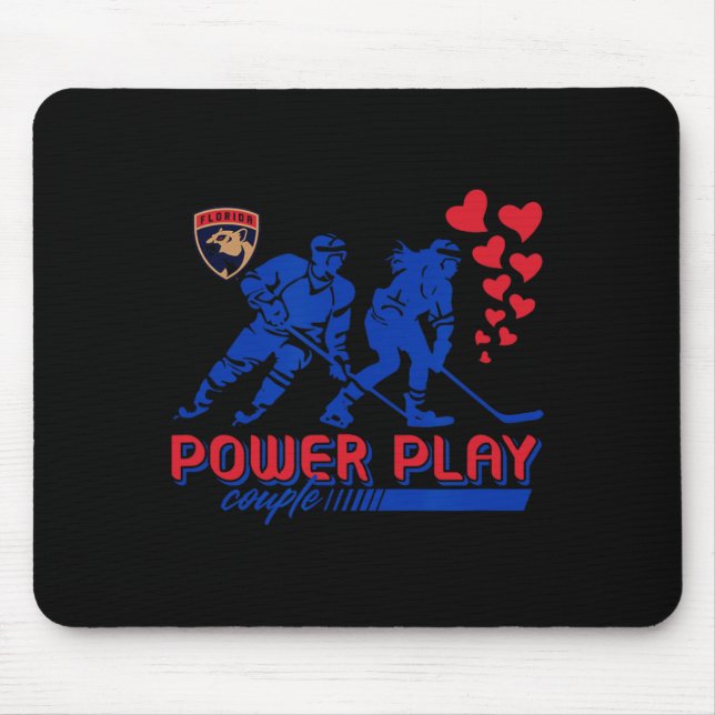 Mousepad Florida Panthers Dia dos Namorados Power Play Casa (Frente)