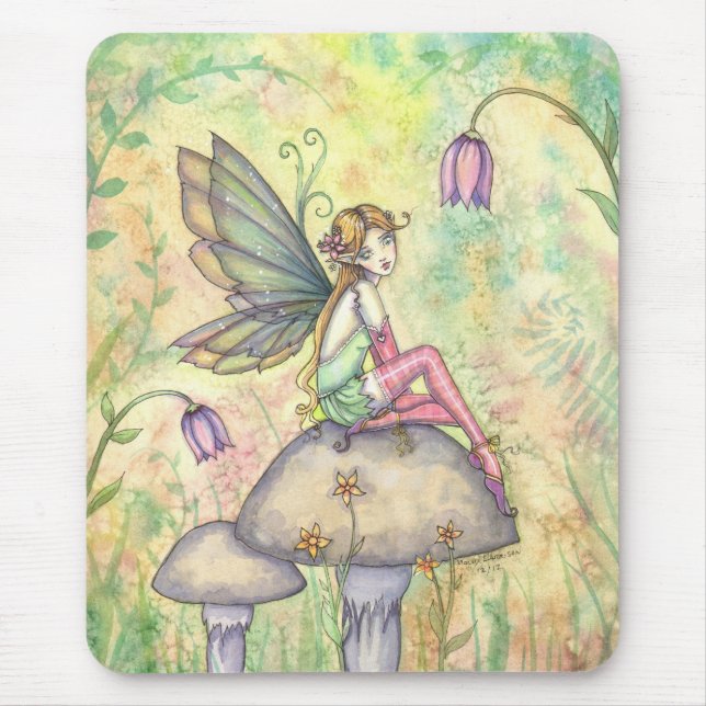 Mousepad Flower Fairy Fantasy Art de Molly Harrison (Frente)