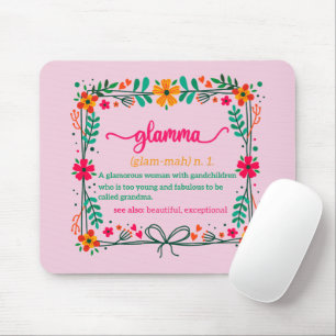 Mousepad Flower Frame Glamma Vovó Definição de vovó