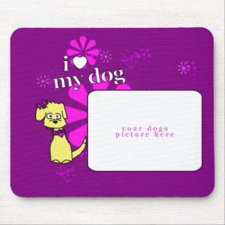 Mousepad "Flower power" Kiley + Foto feita sob encomenda