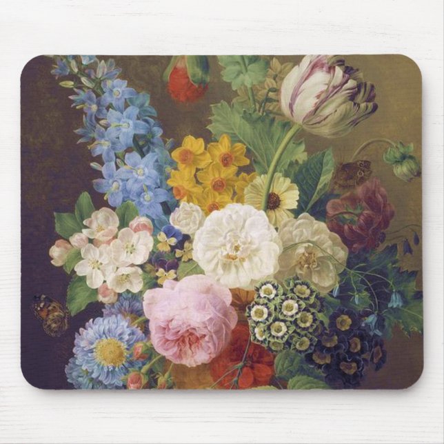 Mousepad Flower Still Life by Jean Ulrich Tournier (Frente)