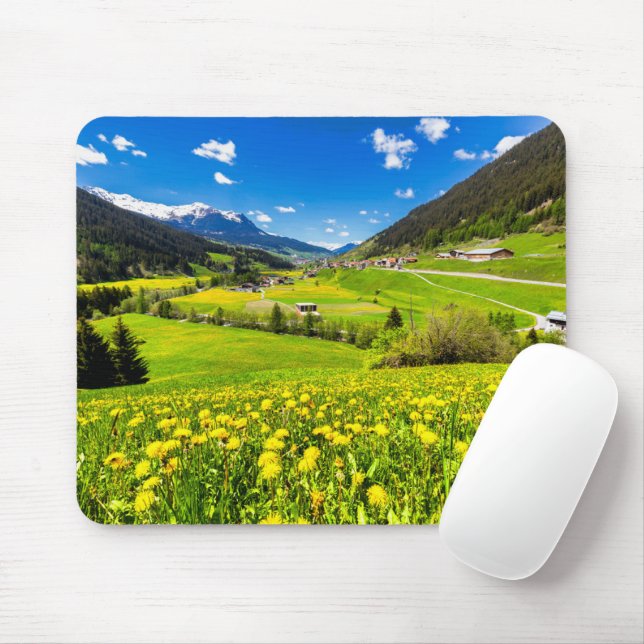 Mousepad Flowers | Dandelion Canton of Grisons, Switzerland (Com mouse)
