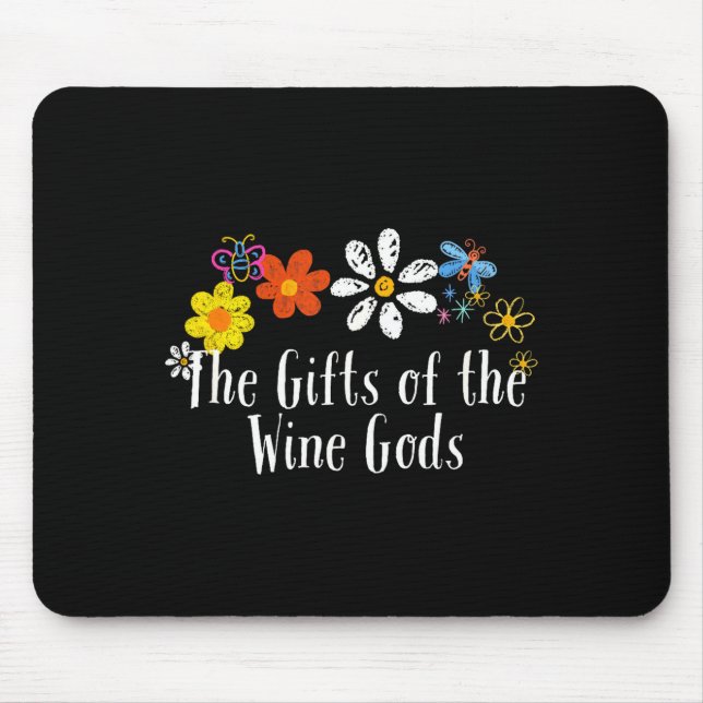Mousepad Flowers Drawing The Of The Wine Gods Funny 2024 Sa (Frente)