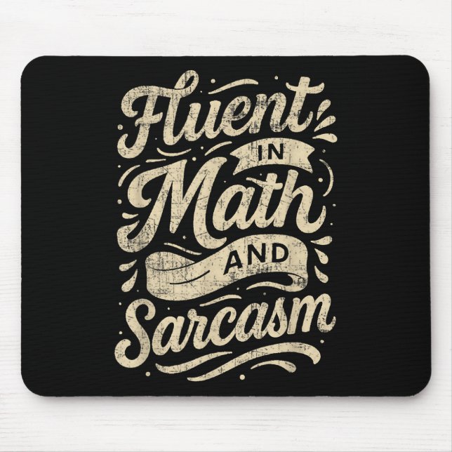 Mousepad Fluente Em Matemática E Sarcasmo Professor Diverti (Frente)