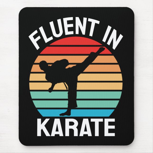 Mousepad Fluente no Karate Funny Karate (Frente)