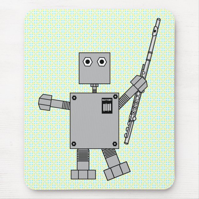 Mousepad Flute Robot (Frente)