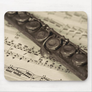 Mousepad Flute sobre música