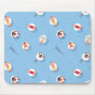 Mousepad Flutuando no padrão do rio Preguiçoso