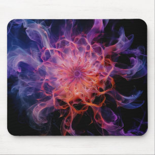 Mousepad Fluxo De Emberflow Kirlian: Forma De Mist Elétrica