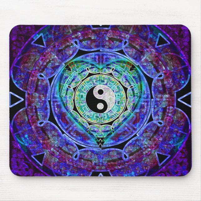 Mousepad Fluxo de energia de Yin Yang (Frente)