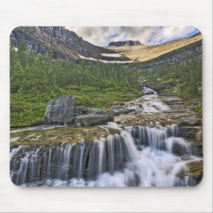 Mousepad Fluxo em cascata, Parque Nacional Glacier,