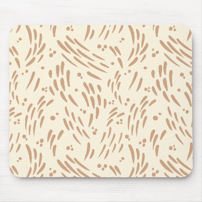 Mousepad Fluxo em Tan e Creme (Frente)