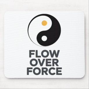 Mousepad Fluxo Sobre a Força Yin Yang Yoga Lance Vestuário