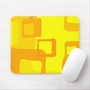 Mousepad Fluxo Vibrante de Sol – Formas Modernas de Arte Ab