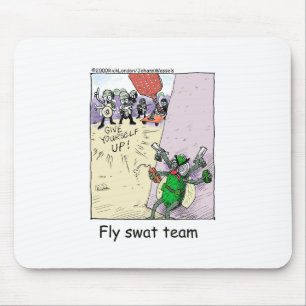 Mousepad Fly Swat Team Engraçado Presentes e Coleções da