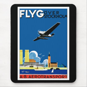 Mousepad Flyg sobre Éstocolmo
