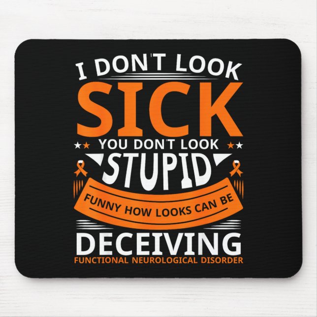 Mousepad Fnd Functional Neurological Disorder Apparel I Don (Frente)