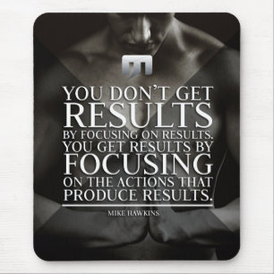 Mousepad Foco e resultados - Motivação do Workout