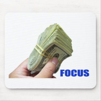 Mousepad FOCO no DINHEIRO