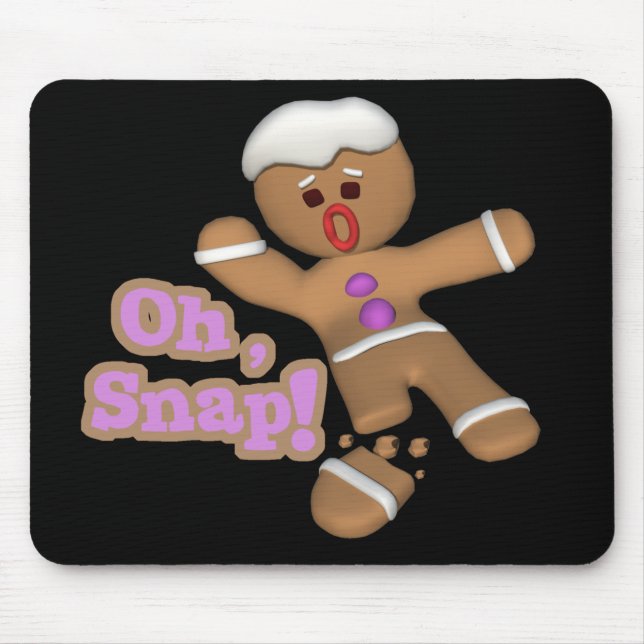 Mousepad fofo, biscoito de gengibre (Frente)
