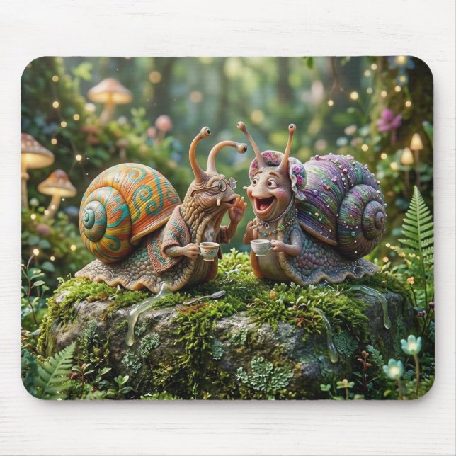 Mousepad Fofocas de Gastrópodes (Frente)