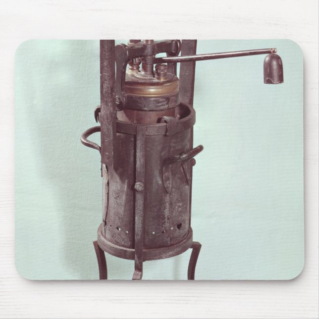 Mousepad Fogão de pressão inventado por Denis Papin 1679 (Frente)