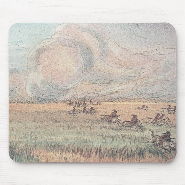 Mousepad Fogo da pradaria de Missouri (Frente)