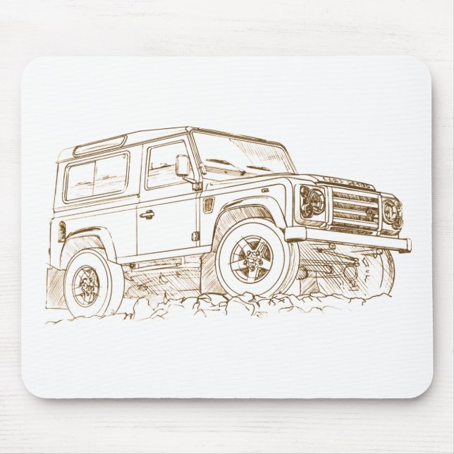 Mousepad Fogo do defensor da LR (Frente)
