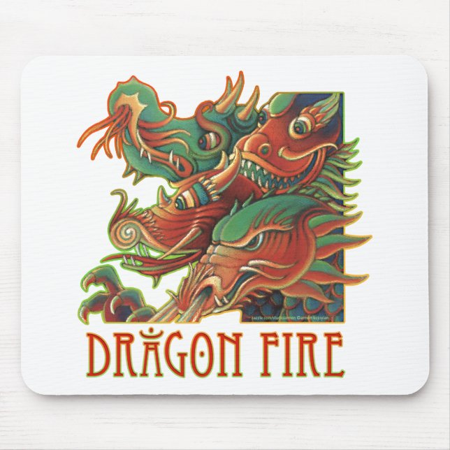 Mousepad Fogo do dragão (Frente)