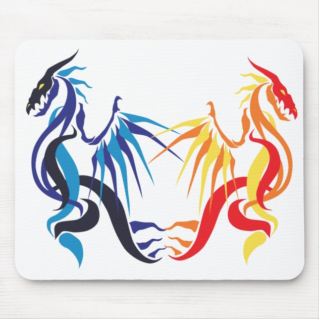 Mousepad Fogo Dragão (Frente)