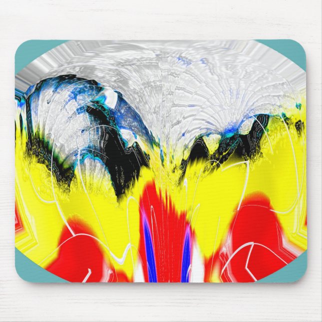 Mousepad Fogo e gelo derretido (Frente)