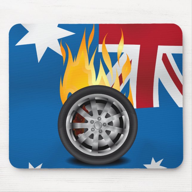 Mousepad Fogo, Liga - Austrália (Frente)