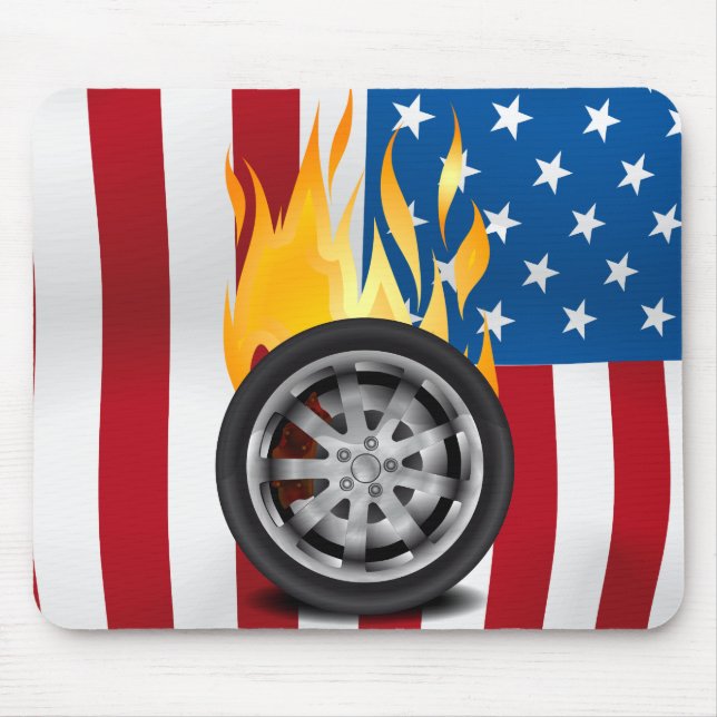 Mousepad Fogo, Liga - EUA (Frente)