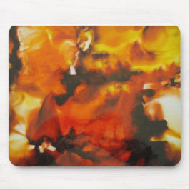 Mousepad Fogo no vidro