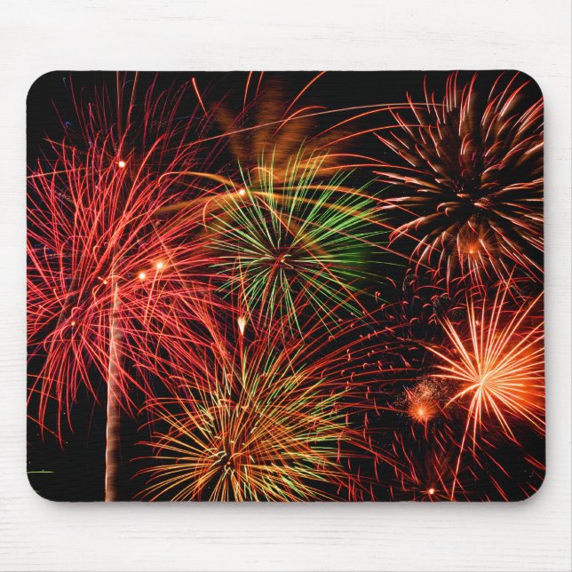 Mousepad Fogos-de-artifício (Frente)