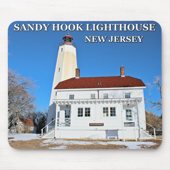 Mousepad Foguete Sandy Hook, Boca-Cola de Nova Jersey (Frente)