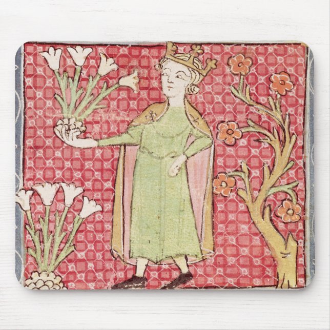 Mousepad Fol.58v abril: Flores da colheita (Frente)