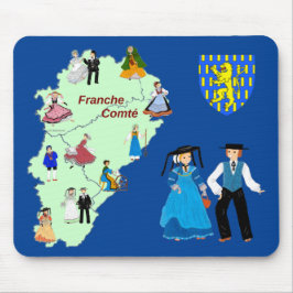 Mousepad Folclore de Franche-Comté, França