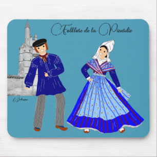 Mousepad Folclore de la Picardie, França
