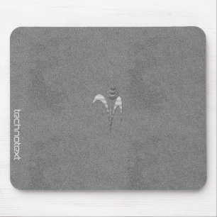 Mousepad Folha Chic legal Adicionar Imagem de Texto Flor Pr