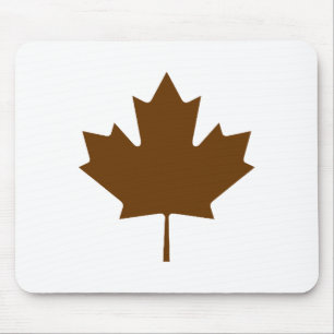 Mousepad Folha de bordo BrownTransp os presentes de Zazzle