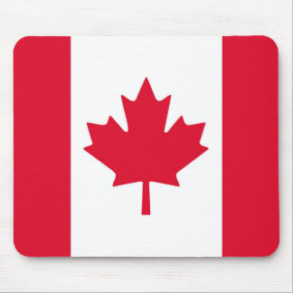 Mousepad Folha de bordo canadense Canadá branco vermelho da