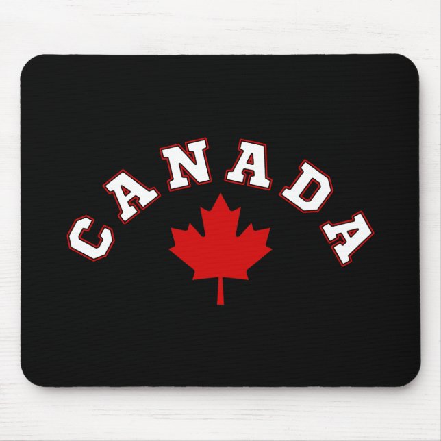 Mousepad folha de bordo do Canadá (Frente)