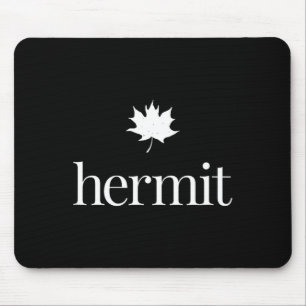 Mousepad Folha de bordo introvertido – ermitão da natureza