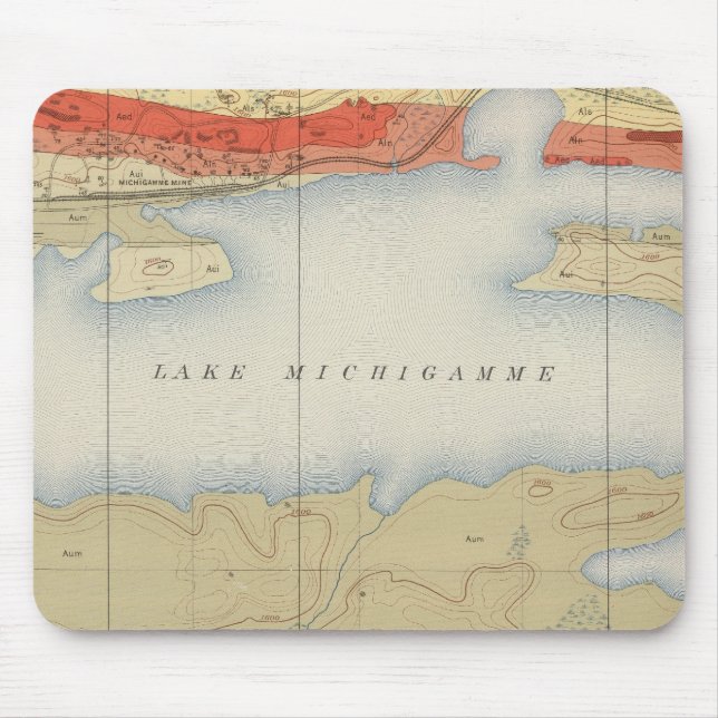Mousepad Folha de Geologia Detalhada V (Frente)