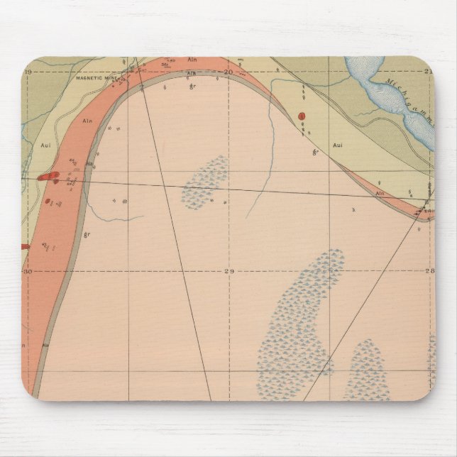 Mousepad Folha de Geologia Detalhada VII (Frente)