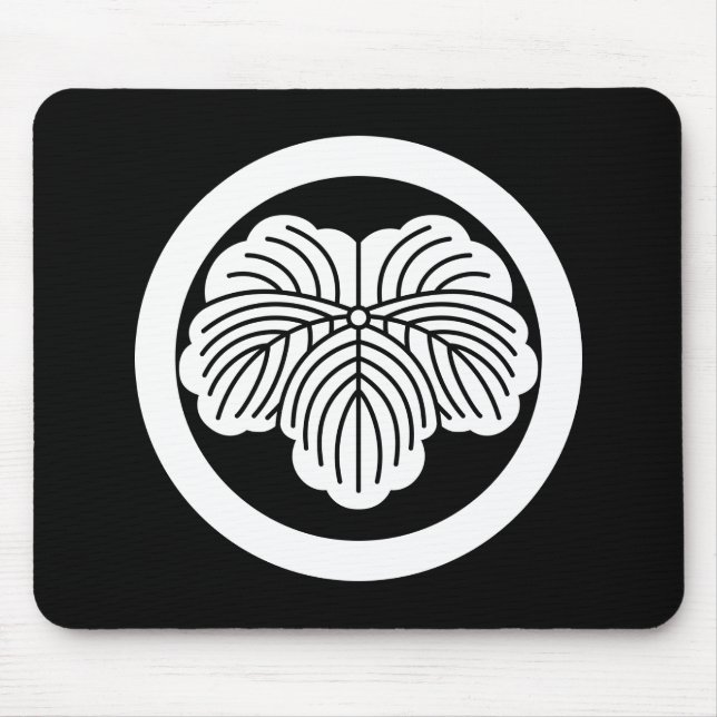 Mousepad Folha de Ivy em círculo (Frente)